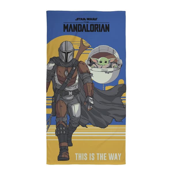 Star Wars: The Mandalorian This Is The Way Handduk One Size Multi Multicoloured One Size