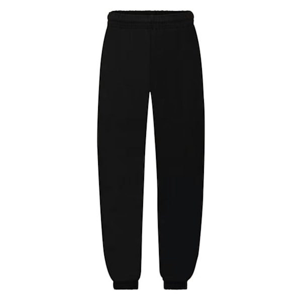 Fruit Of The Loom Kids Unisex Premium 70/30 Joggbyxor / Jogging Black 9-11