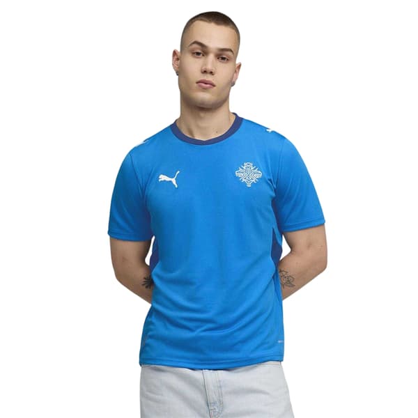 Puma Herr VM 2026 Island Hemmatröja S Blå/Vit Blue/White S