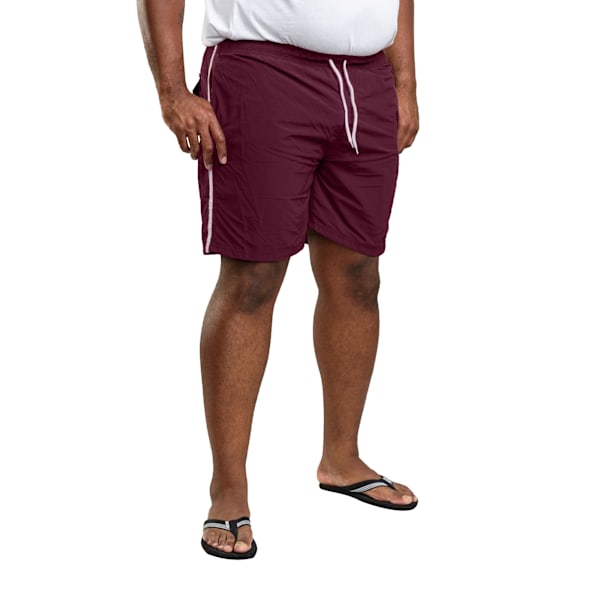 Duke Herr D555 Yarrow Baddräktsshorts XL Burgunder Burgundy XL