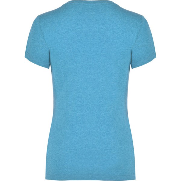 Roly Dam T-shirt med korta ärmar, Fox Heather, storlek XL, turkos Turquoise XL