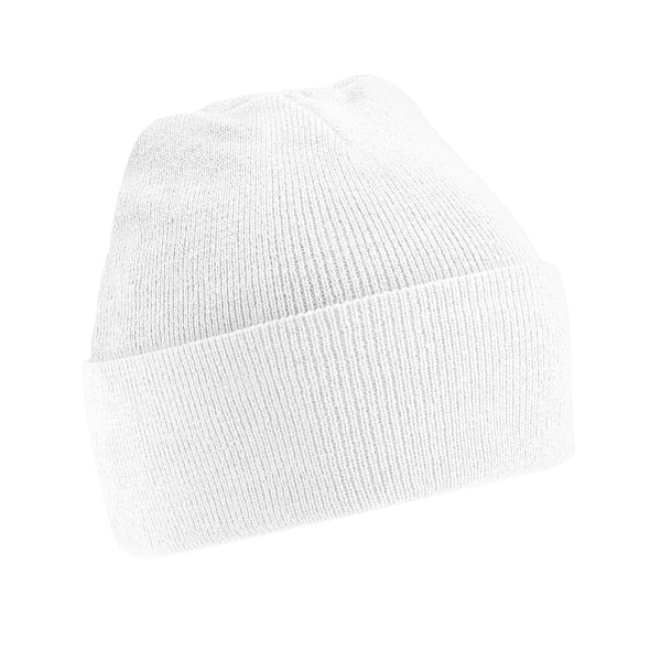 Beechfield Unisex Original Cuffed Beanie Vintermössa En Storlek Vit White One Size