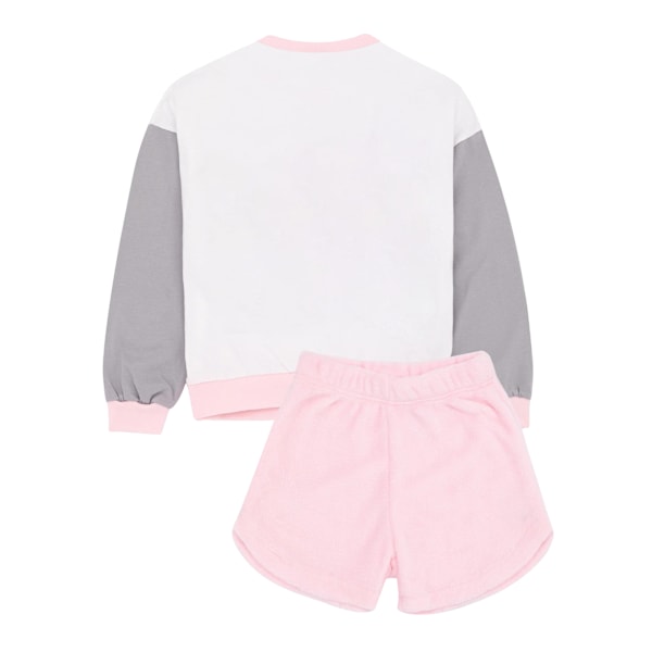 Barbie Girls Living The Dream Fleece Pyjamas Set 11-12 År Vit White/Grey/Pink 11-12 Years