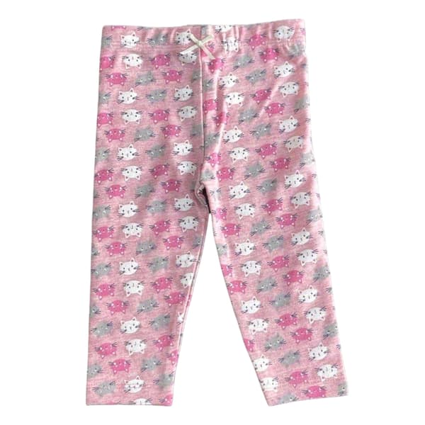 Hello World Flickor Topp och Leggings Set 6-9 Månader Rosa Pink 6-9 Months