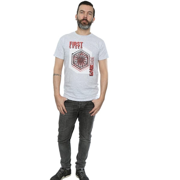 Star Wars The Last Jedi Dark Side T-shirt S Sports Grey för män Sports Grey S
