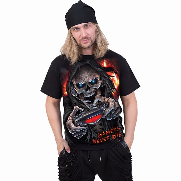 Spiral Direct Unisex Respawn T-shirt XXL Svart Black XXL