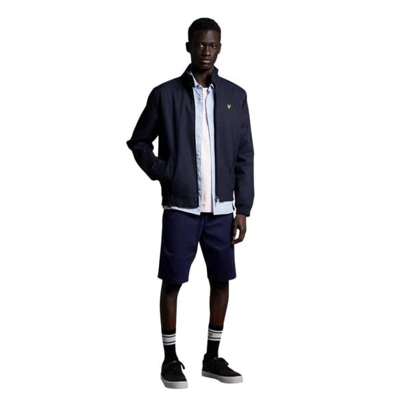 Lyle & Scott Herr Harringtonjacka med hel dragkedja M Marinblå Navy M