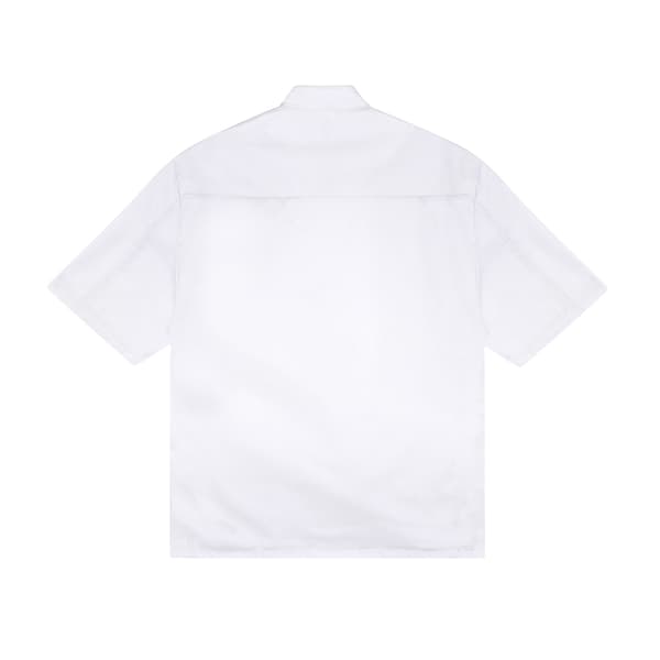 Dennys Unisex Vuxen Tryckknapp Långärmad Kockjacka M Vit White M