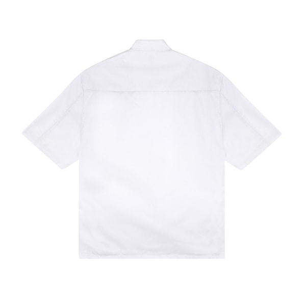 Dennys Unisex Vuxen Tryckknapp Långärmad Kockjacka XS Vit White XS