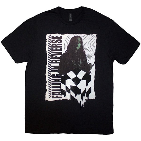 Falling In Reverse Unisex Vuxen 21 Rutig T-Shirt M Svart Black M