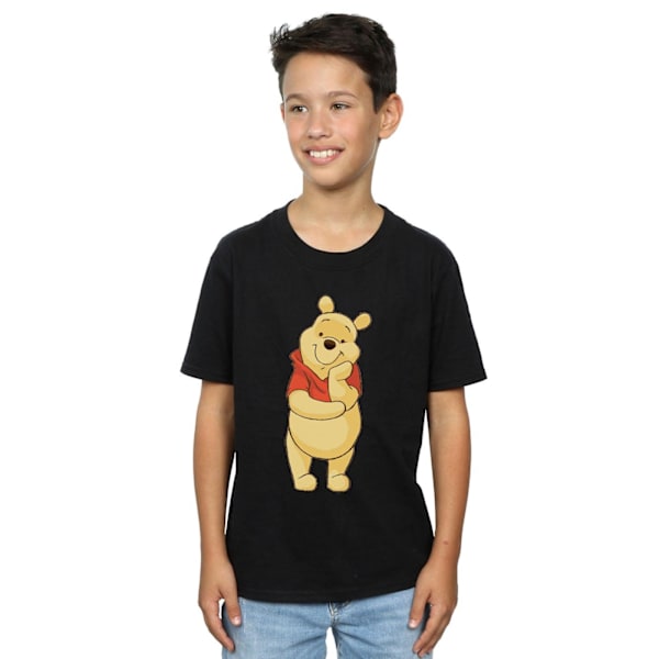 Disney Boys Winnie The Pooh Söt T-shirt 5-6 År Svart Black 5-6 Years