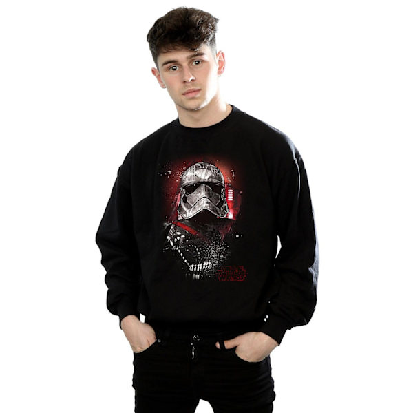 Star Wars The Last Jedi Captain Phasma Borstad Sweatshirt för Män Black M