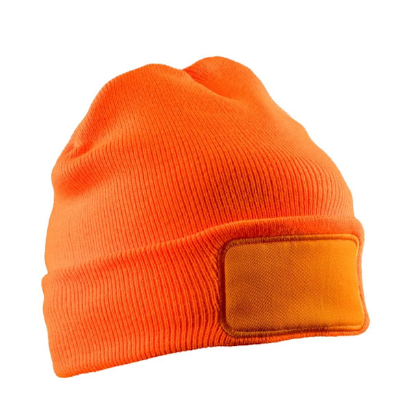 Result Winter Essentials Unisex Vuxen Thinsulate Printer Patch Fluorescent Orange One Size