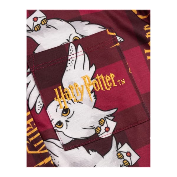 Harry Potter Flickor Karaktär Lång Pyjamas Set 5-6 År Röd Red 5-6 Years
