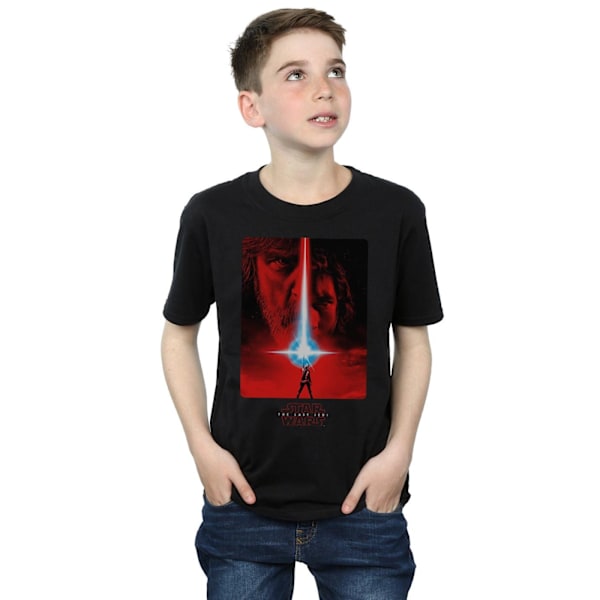 Star Wars: The Last Jedi Boys Poster Bomull T-shirt 12-13 år Black 12-13 Years