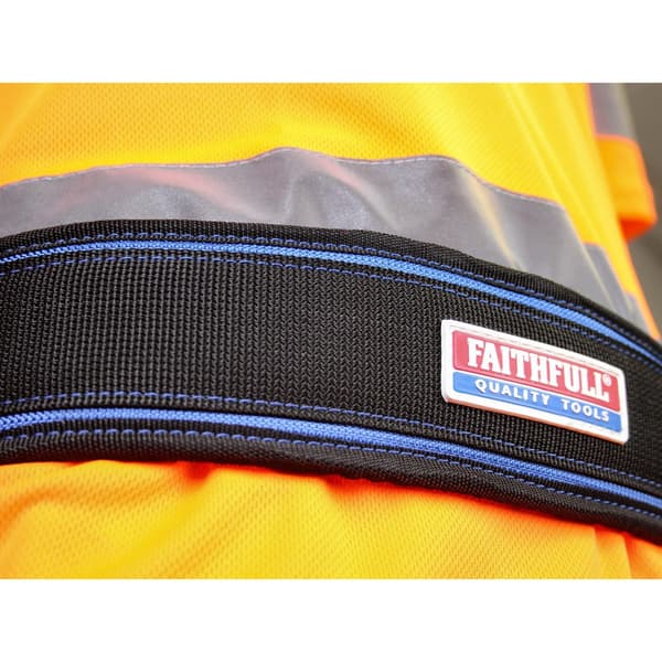 Faithfull Lätt Vadderat Midjebälte 2100d Nylon One Size Multi Co Multi Colour One Size