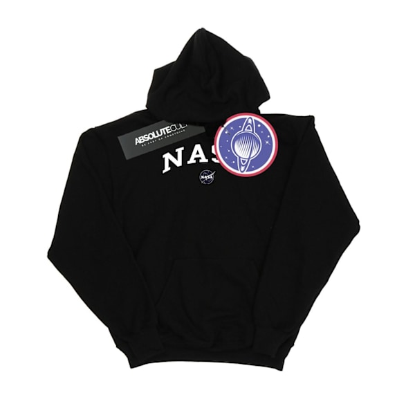 NASA Dam/Damer Collegiate Logo Hoodie XL Svart Black XL