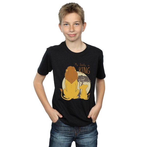 Disney Boys Lejonkungen My Daddy Is King T-shirt 5-6 år Bl Black 5-6 Years