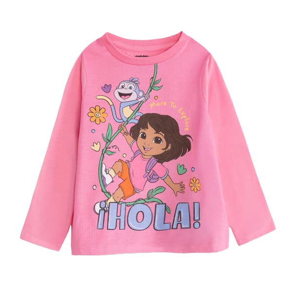 Dora Utforskaren Barn/Barn Karaktär Lång Pyjamas Set (Pac Multicoloured 2-3 Years