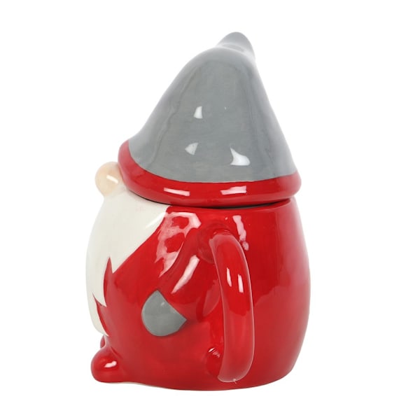 Something Different Gonk Lidded Christmas Mug One Size Röd/Grå Red/Grey One Size