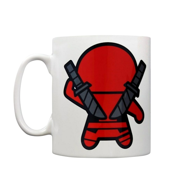 Marvel Kawaii Deadpool Mugg En Storlek Vit/Röd White/Red One Size