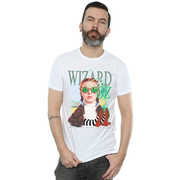 The Wizard Of Oz Mens No Place Checkerboard T-Shirt 5XL Vit White 5XL