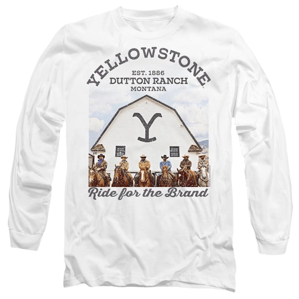 Yellowstone Unisex Vuxen För Märket T-Shirt XXL Vit White XXL