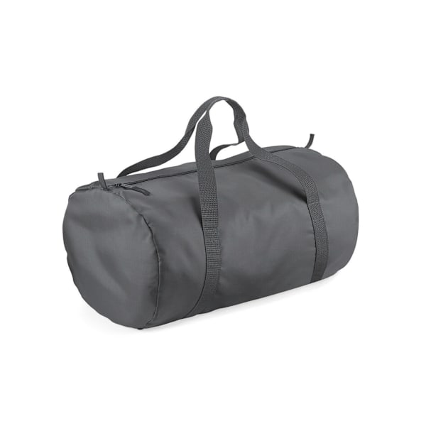 Bagbase Barrel Packaway Duffel Bag One Size Graphite Grey/Graph Graphite Grey/Graphite Grey One Size