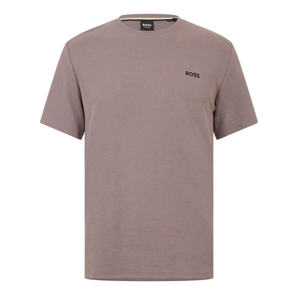 Boss Herr Våffelstickad Pyjamastopp S Mushroom Mushroom S