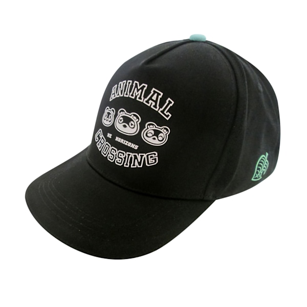 Animal Crossing Leaf Rubber Snapback Cap One Size Svart Black One Size