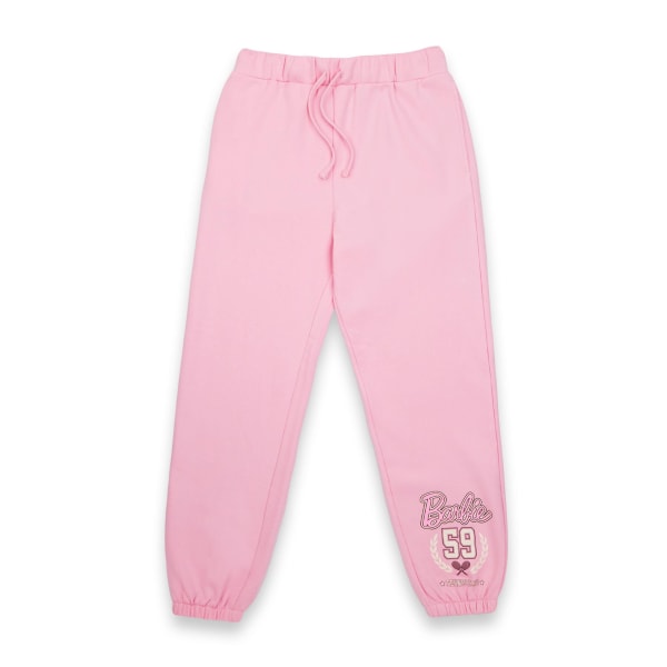 Barbie Dam/Kvinnor Malibu Tennis Club Logo Joggingbyxor L Pink L