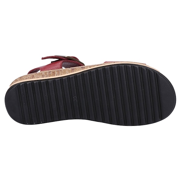 Hush Puppies Dam/Dam Ellie Lädersandaler 3 UK Bordeaux Bordeaux 3 UK