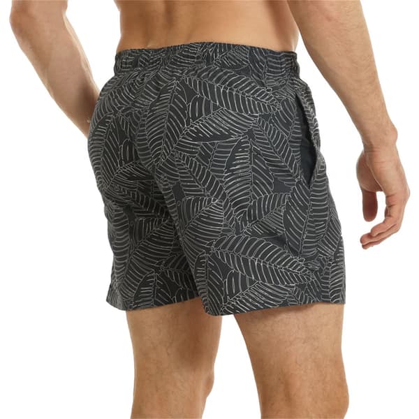 RIPT Essentials Herr Badbyxor med Lövtryck Storlek M Marinblå Navy Blue M