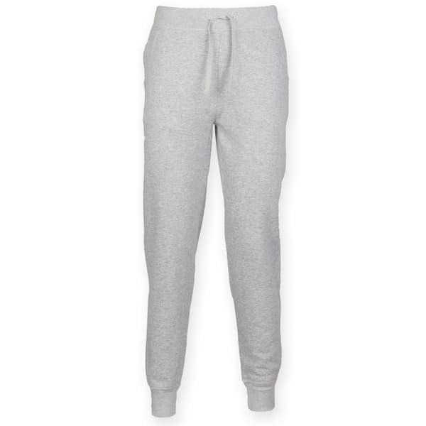 Skinnifit Herr Slim Cuffed Joggingbyxor/Trousers S Heather G Heather Grey S