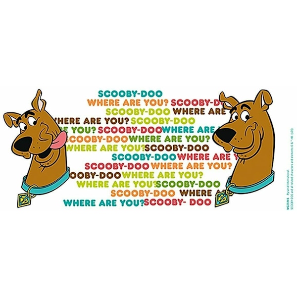 Scooby Doo Var Är Du? Mugg En Storlek Vit/Brun White/Brown One Size