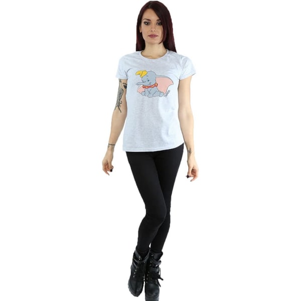 Dumbo Dam/Dam Klassisk Heather T-Shirt L Heather Grey Heather Grey L