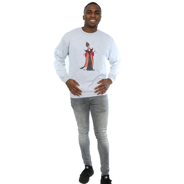 Disney Herr Klassisk Jafar Sweatshirt S Ljusgrå Heather Grey S