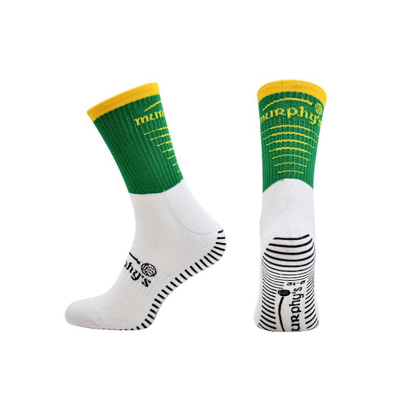 Murphys Childrens/Kids Pro GAA Gripped Mid Calf Socks 3-5 år Green/Gold 3-5 Years