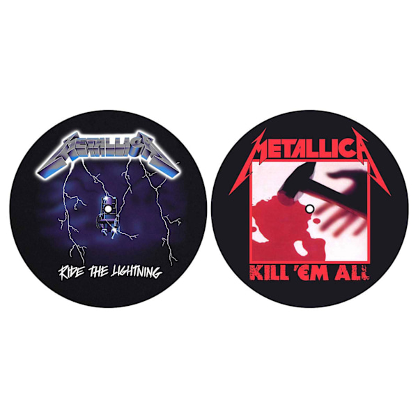 Metallica Kill ´Em All / Ride The Lightning Skivspelare Slipmat S Black/Red/Blue One Size