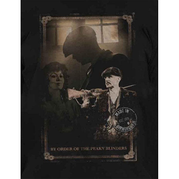 Peaky Blinders Unisex Shotgun T-shirt XL Svart Black XL