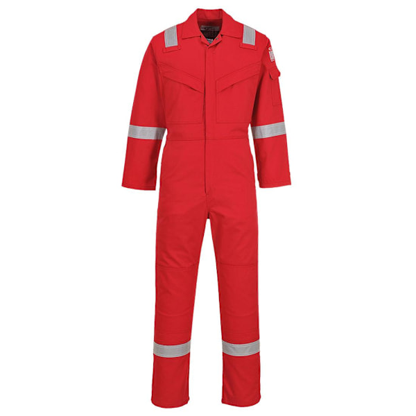 Portwest Unisex Vuxen Flamskyddad Antistatisk Overall XS R Red XS