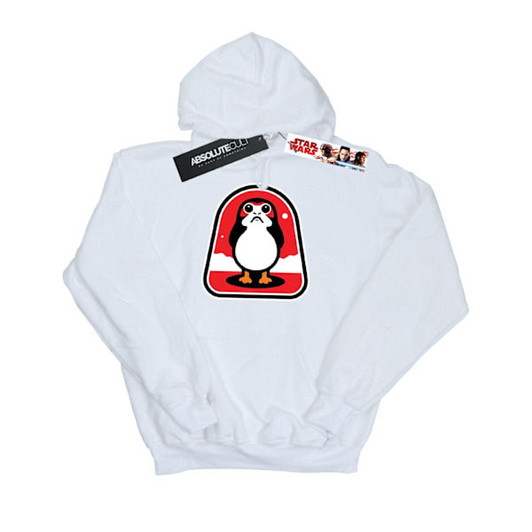 Star Wars Herr The Last Jedi Porgs Badge Hoodie XXL Vit White XXL