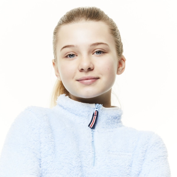 Craghoppers Girls Angda Half Zip Fleece Top 11-12 Years Harbor Harbour Blue 11-12 Years