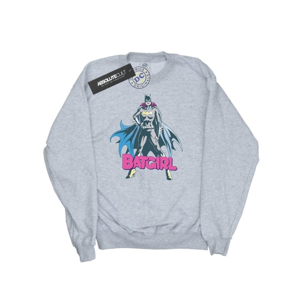 DC Comics Batgirl Pose Sweatshirt för pojkar 9-11 år Sports Grey Sports Grey 9-11 Years