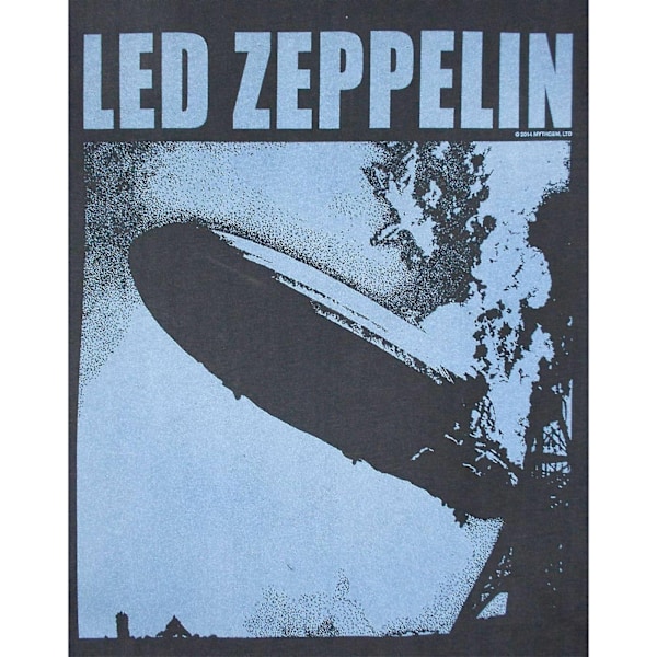 Amplified Led Zeppelin Tour 77 Herr T-shirt S Charcoal Charcoal S