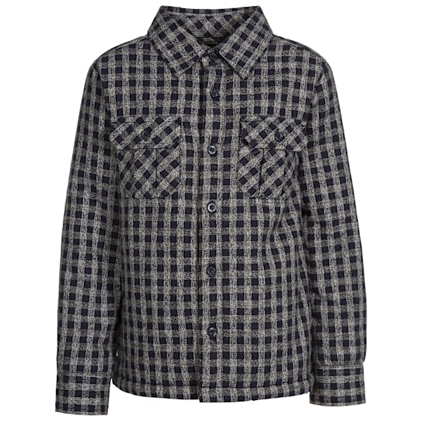 Trespass Barn/Barn Gingham Långärmad Skjorta 5-6 Navy Gingham 5-6 Years