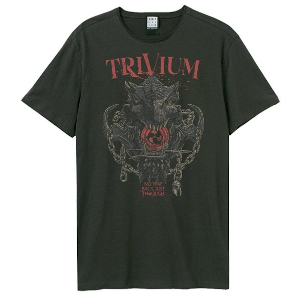 Trivium Unisex Vuxen Dragon Chains Trivium T-Shirt M Charcoal Charcoal M