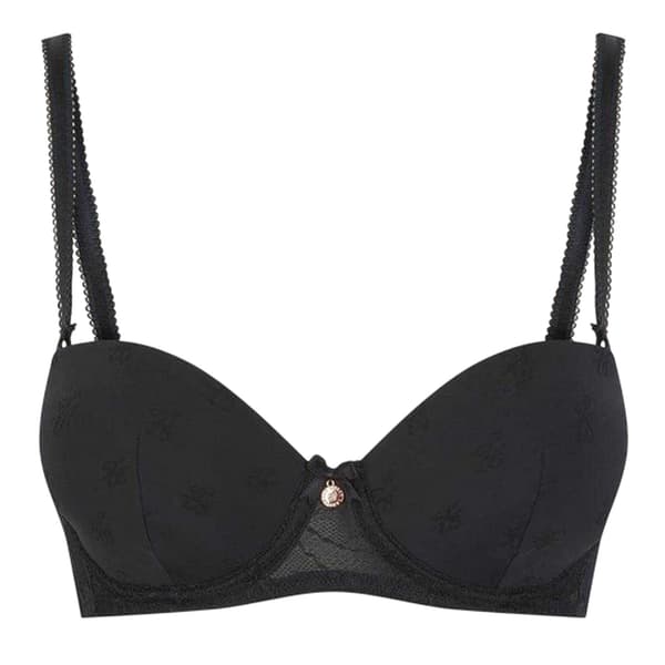 Ted Baker Dam/Dam Jacquard BH 34D Jet Black Jet Black 34D