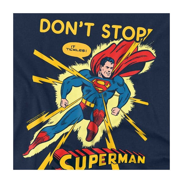 Superman Herr It Tickles T-shirt S Marinblå Navy S