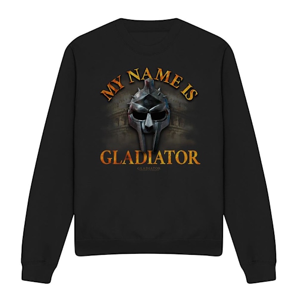 Gladiator Unisex Vuxen My Name Is Sweatshirt L Svart Black L
